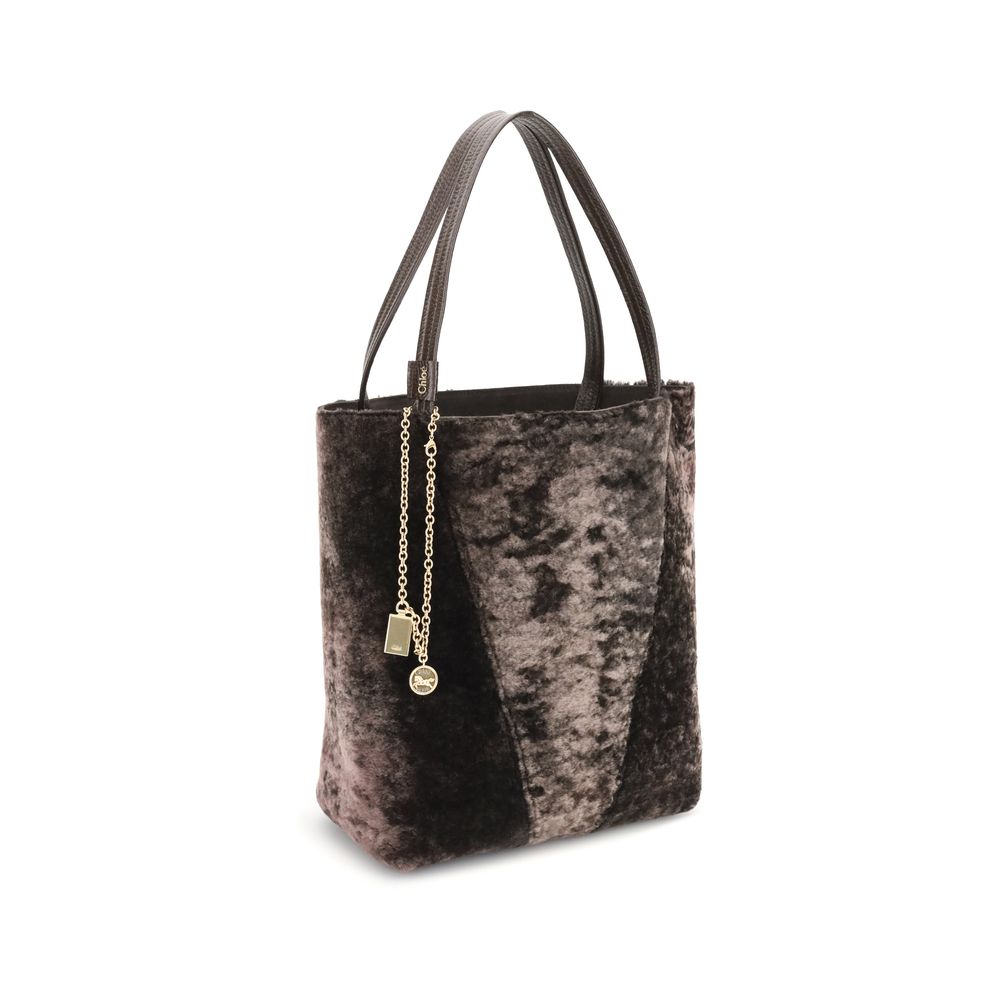 Chloé Brown Lamb Ovis Aries Aries Shoulder Bag